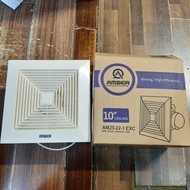 (1 Year Warranty) Amber 10 inches 10" AM25-22-1 EXC Pipe Style Exhaust Fan Amber exhaust fan Amber v