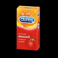 ถุงยางอนามัย Durex Strawberry กล่องใหญ่ (กลิ่นหอม สตอเบอรี่) 1 กล่อง 12 ชิ้น 52.5 mm : ถุงยางอานามัย52 ถุงยางอนามัย 54 ถุงยางอนามัย 49 ถุงยางอนามัย 56 ถุงยางอนามัย ถุงยางแบบโหดๆ ถุงยางอนามัย52 ถุงยางแบบโหดๆ52 ถุงยางแบบเสียว Condom Powered by Metasanova