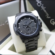 BARU !!! MURAH ORIGINAL GARANSI RESMI 1 TAHUN JAM TANGAN PRIA ALEXANDRE CHRISTIE CHRONOGRAP FULL BLACK RANTAI STAINLESS STEEL ARLOJI WATCH COWOK ALEXANDER ALESANDER CHRISTI CHRISTY CRISTI CRISTY CRISTIE LAKI HITAM AC6583 AC 6583