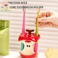 Creative Apple Ceramic Toothbrush Handheld Safety Butler Bathroom Toothbrush Base Bracket Ceramic St