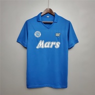 88-89 Napoli Home Away Retro Soccer Jersey Football Vintage Sports Jersey