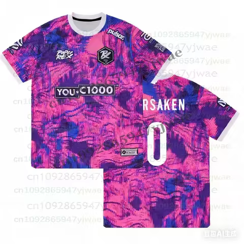 Paper Rex DinoGlitch Jersey 2025_2026 Series Uniform VALORANT Esports Club PRX Fashion Tees Male F0R
