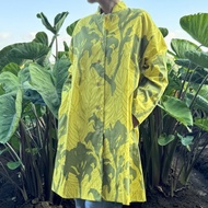 工坊外套 美人蕉 光 黃色與橄欖綠