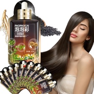 Plant Based Hair Dye Shampoo, Plant Extract Non-damage Hair Dye Cream, Hair Dye Korean, Plant Based 