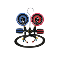 TASCO BLACK TB120SM II เกจวัดน้ำยา เกจวัดแรงดัน พร้อมสายชาร์จน้ำยา สำหรับน้ำยา R12  R22  R134a  R404