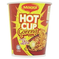 Maggi Hot Cup Mi Goreng Fried Chilli Fiesta Instant Cup Noodles 65g