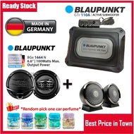 BLAUPUNKT GTR110A Car Speaker Underseat Active Subwoofer + 6.6" Speaker BGx 1664N + 2" Full Range Tweeter