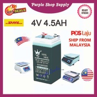 Rechargeable Battery 4V 4.5AH / 4V 4.5AH Sealed Lead Acid Rechargeable Battery / Battery Digital Sca
