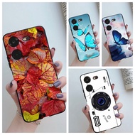 เคสโทรศัพท์สำหรับ Tecno Pova 5 Pova5กรอบโทรศัพท์ซิลิโคนนิ่มสำหรับ Tecno POVA 5เคสน่ารักแฟชั่นหนัง TPU เคสพิมพ์ลาย