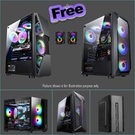 ☃Brand New Pc Gaming  Desktop computer Pc  CPU Gaming  Budget Gaming PC  Komputer Murah  Intel Computer set❀