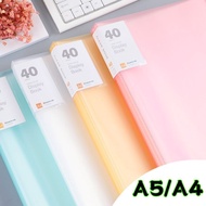 [Folder Storage] a5 Folder Loose-leaf Storage Book A4 Data Book Transparent Insert 32k Folder Folder