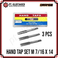 MATA SKC Orange Hand Tap M 7/16x14 Hand Taps Screw Thread Maker