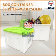 55 LITER CONTAINER BOX + WHEELS - Plastic Box CONTAINER Storage Box/