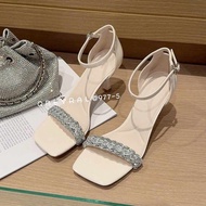 Qbeyral 7P PHUONG SHOES stone strap Sandal