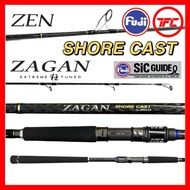 Zen Zagan Shore Cast Spinning Fishing Rod SW PE5 77 & 82 Fuji SIC Casting Popping Saltwater Pop