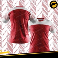 FAZZ V201 - JERSEY MAROON WHITE SPORTWEAR EXCLUSIVE BAJU SUKAN MSSD MSS