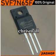 5PCS SVF7N65F Original TO-220F SVF 7N65F TO220F 7A/650V N-Channel MOSFET Transistor New IC