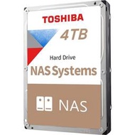 Toshiba東芝 4TB【NAS碟】N300（HDWQ140UZSVA）3.5吋硬 碟128M7200轉