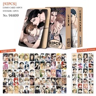 New 92-Piece Magic Anime Photocard Cartoon Anime Two-Dimensional Merchandise LOMO Photocard