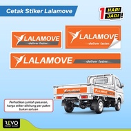 CETAK STIKER LALAMOVE MOBIL / STIKER LALAMOVE DELIVER FASTER / STIKER MOBIL KURIR LALAMOVE - SWARSA 