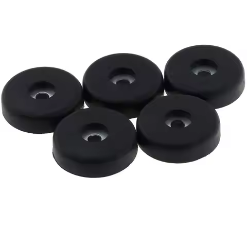 5 Pieces 40x10mm Cabinet Amplifier Speaker CD Isolation Rubber Feet Pad Base premium durable non-ski