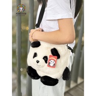 Chengdu Panda Doll One-Shoulder Messenger Handbag Cute Plush Doll Couple Backpack Souvenir Gift