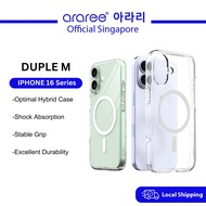 [Official Araree SG] Duple M iPhone 16 Series Clear Phone Case | Magnetic charging