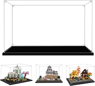 Display Case for Lego 21060 Himeji Castle or 41757 Friends Botanical Garden, 13.77x11.81x9.84inches