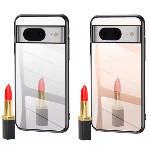 Mirror Phone case For Pixel 8A Pixel 8 Pro 7A Pixel7 Pixel 6 Pro Google Pixel 5 5A Cover Slim Ring S