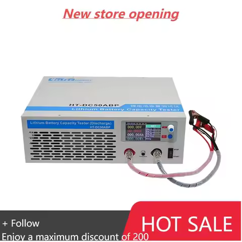 Battery Capacity Tester Discharge Machine 5 to 120V Lithium Ion Nimh Battery Analyzer Electric Car B