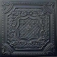 A la Maison Ceilings R126 Bijout Bee Foam Glue-up Ceiling Tile (259.2 sq. ft./Case), Pack of 96, Bla