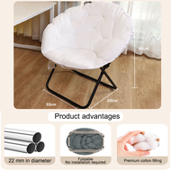 CONOCO Lazy Chair Cosy Chair Portable Folding Lounge Chair Adjustable Recliner Rocking Chair for Ind