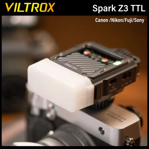 Viltrox Spark Z3 TTL On-Camera Flash Fast Charging Portability LED Fill Light for Canon Nikon Sony F