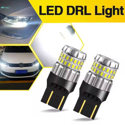 2PCS Car T20 W21/5W LED Blubs Daytime Running Light W21W 7443 7440 DRL For Mazda CX-5 CX-9 MX-5 Daci