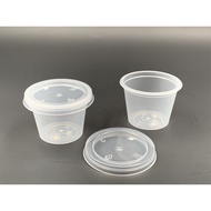 1oz Round Disposable Plastic Food Container ( 100pcs± ) 1 oz - P100