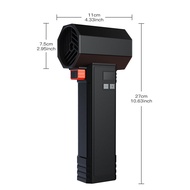 Car Violent Air Blower Powerful Handheld Turbo Fan With LED Lighting 64MM Brushless Motor High-Speed