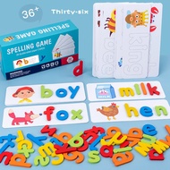 Spelling Matching Letter Games, Educational Learning Toys for Toddlers 2, 3, 4 Years Old, Preschool 