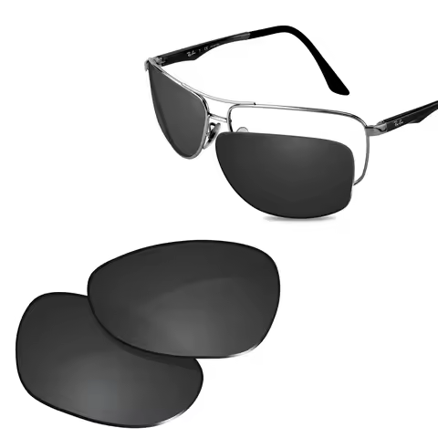 Glintbay New Performance Polarized Replacement Lenses for Ray-Ban RB3506-64 Sunglasses - Multiple Co
