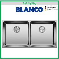 Blanco Andano 400/400-U Double Bowl Undermount Stainless Steel Kitchen Sink