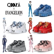日版預訂 [日本代購] EVA 新世紀福音戰士EVANGELION x NEW ROCK QOOZA限定聯動合作 鞋 高靴 厚底靴 平底靴