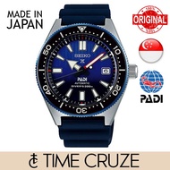[Time Cruze] Seiko SPB071J1 Prospex PADI Special Automatic Diver's 200M Blue Silicone Strap Men Watch SPB071 SPB071J