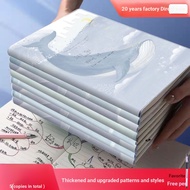 Rubber Case Notebook Horizontal Line Cheap Small Fresh Notepad Horizontal Line Notebook Simple Noteb