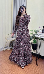 gamis duyung #baju batik modern #gamis tali #gamis viral #gamis terkini #gamis busui #dres batik mod
