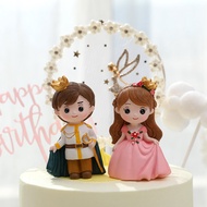 Birthday Cake Decoration Ornaments Princess Vera Baking Resin Crafts Cartoon Cute Dress Up 7.13 KI4H