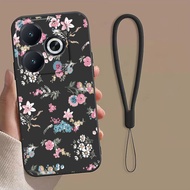 itel A90 Beauty Flowers Mobile Case Candy Floral Casing Soft Cover