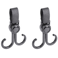 amore Baby Stroller Double Hook Hanger 2 Pcs Multifunction Shopping Mall Grocery Bag