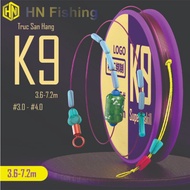 K9 fishing reel. K9 pre-tied hunting fishing reel. Domestic invisible monofilament line, good streng