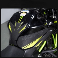 Motorcycle Tank Pad Protector leather Sticker Decal Gas Knee Grip Tank Traction Pad Side For KAWASAK