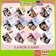 NEW KPOP LASER CARD 55pcs/50pcs Kad Lomo Kualiti Quality Hologram Holographic Lomo Card Photocard To