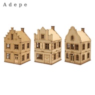 [Adepe] 1/72 European Building Model  Miniature House Architecture for Model Railroad